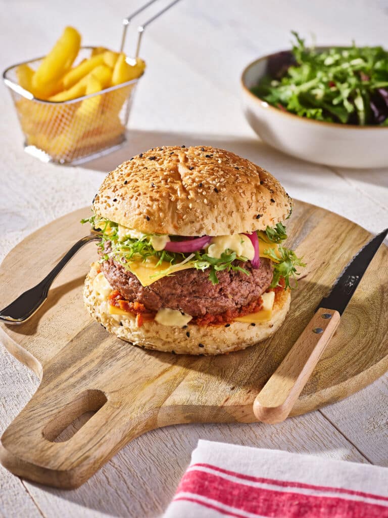 Photographie culinaire : Burger 